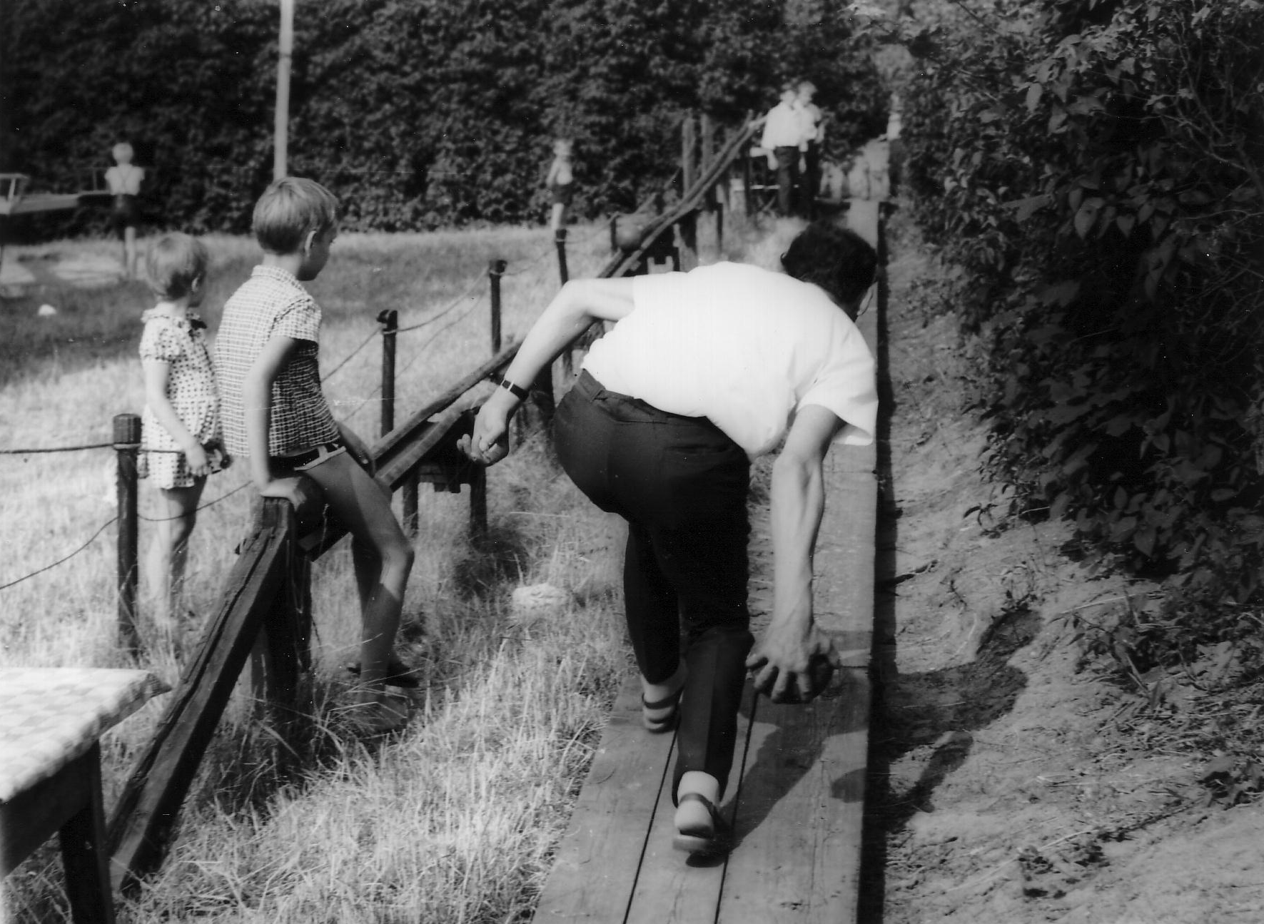 Die Kegelbahn in den Anfangsjahren